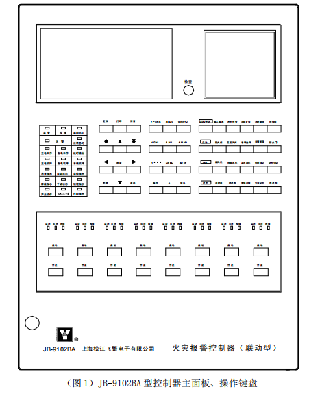 南京松江JB-9102BA 火災(zāi)報(bào)警控制器(聯(lián)動(dòng)型)接線安裝技術(shù)