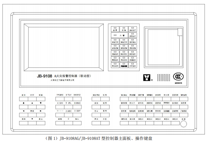 南京松江JB-9108AG/JB-9108AT火災(zāi)報(bào)警控制器(聯(lián)動(dòng)型)接線安裝技術(shù)
