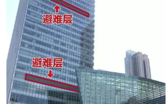 宿遷超高層建筑消防避難層：發生火災，這一層能救命！
